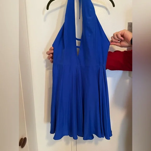 Amanda Uprichard | Dresses | Amanda Uprichard Silk Cobalt Blue Size Large Halter Cocktail Dress Skater Style | Poshmark Amanda Uprichard | Dresses | Amanda Uprichard Silk Cobalt Blue Size Large Halter Cocktail Dress Skater Style | Poshmark
